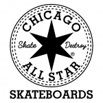 Chicago All Star Skateboards - All Black Logo